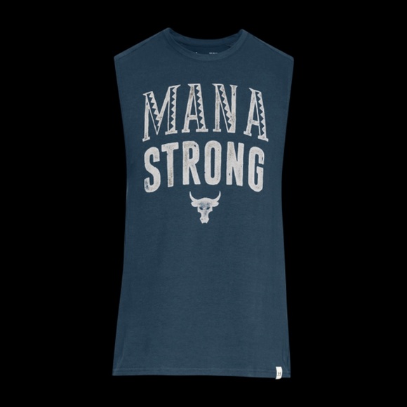 UNDER ARMOUR Men/'s UA X Project Rock Mana Strong Tank Shirt Size MEDIUM NEW